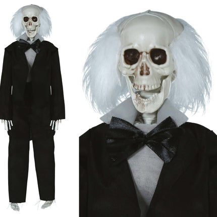Muñeca Esqueleto Profesor Con Traje 40cm