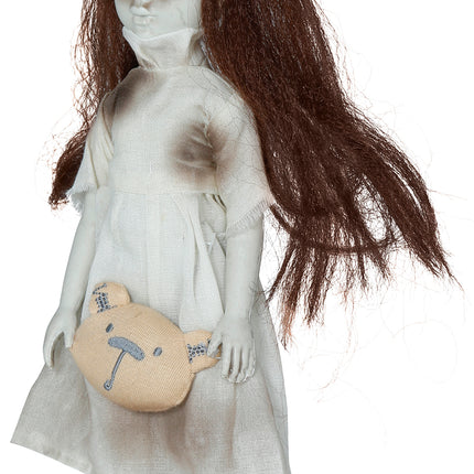Halloween Muñeca Niña Con Peluche 30cm