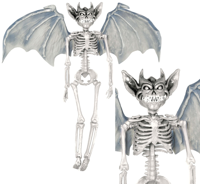 Muñeca Halloween Esqueleto Vampiro 40cm