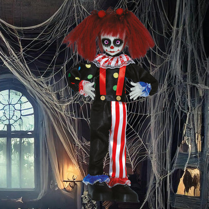 Muñeca de Halloween Payaso 40cm