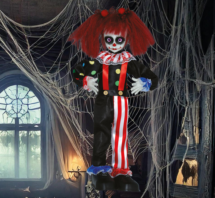 Muñeca de Halloween Payaso 40cm
