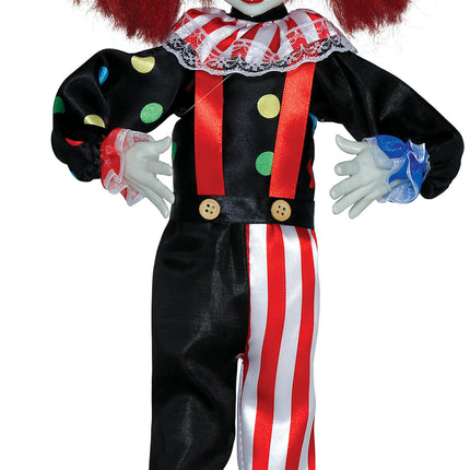 Muñeca de Halloween Payaso 40cm