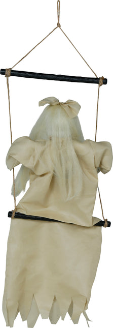 Muñeca De Halloween Con Luz Y Sonido 75cm