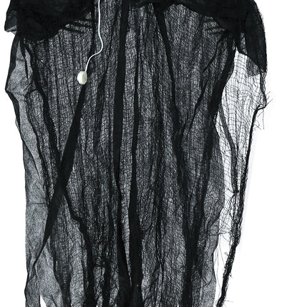 Muñeco de Halloween Diablo Esqueleto Con Luz Y Sonido 1,3m