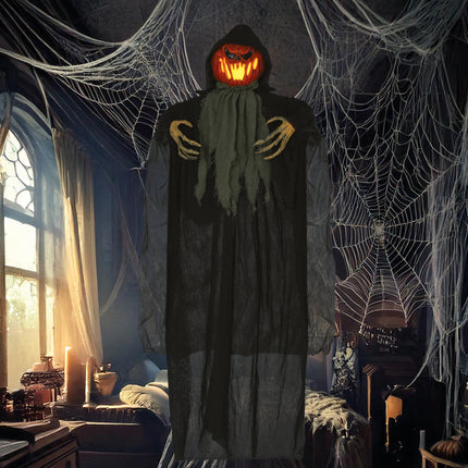 Muñeca de Halloween Calabaza con Luz 1,2m