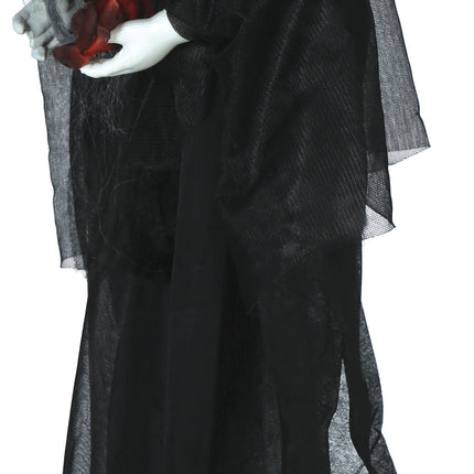 Muñeca De Halloween Con Luz Y Sonido 90cm