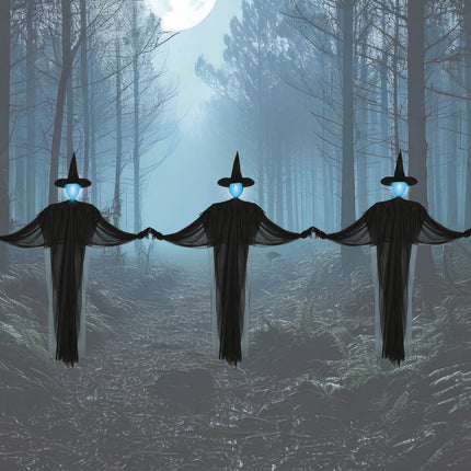 Halloween Cuerda de Luz Tres Brujas 1,6m