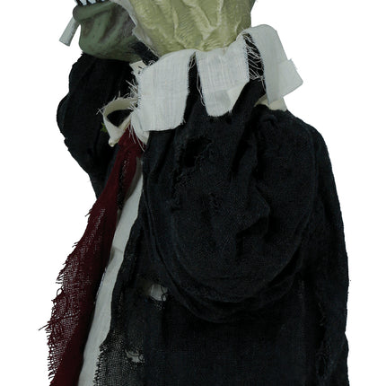 Muñeca Halloween Zombie Con Luz, Sonido Y Movimiento 55cm
