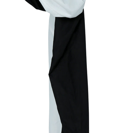 Muñeco Halloween Payaso Blanco Negro Con Luz Y Sonido 1,7m