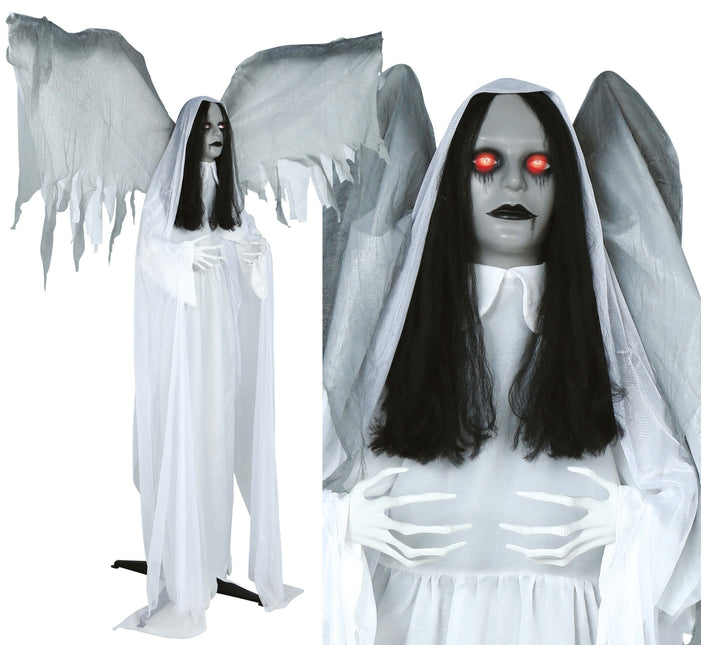 Muñeca de Halloween con Luz, Sonido y Movimiento 1,7m