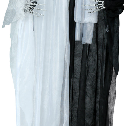 Muñeca Halloween Pareja Nupcial Con Luz Y Sonido 1,85m