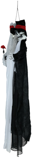 Muñeca Halloween Pareja Nupcial Con Luz Y Sonido 1,85m