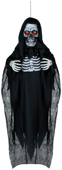 Muñeco Halloween Esqueleto Con Luz Y Sonido 1,8m