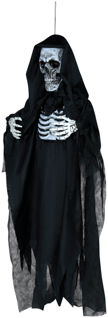 Muñeco Halloween Esqueleto Con Luz Y Sonido 1,8m
