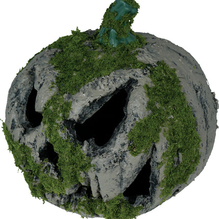 Calabaza de Halloween Musgo Con Luz 20cm