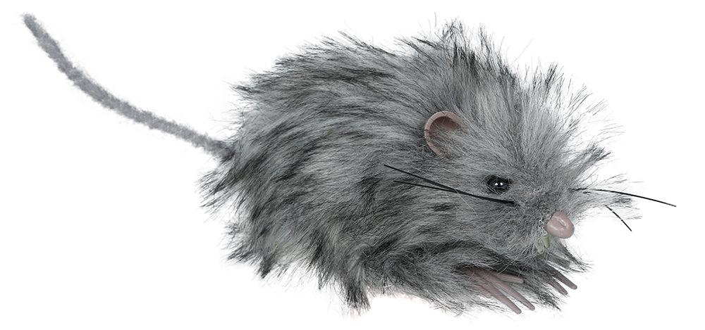 Ratón Falso Gris 11cm