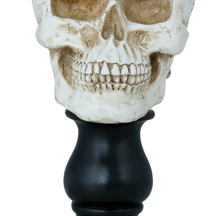 Portavelas Halloween Calavera 25cm