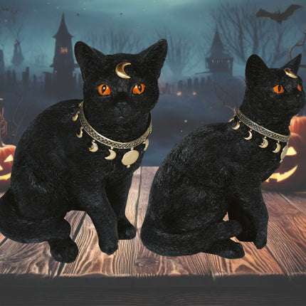 Gato Falso Negro 28cm