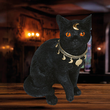 Gato Falso Negro 28cm