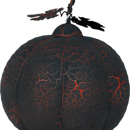 Decoración de Halloween Calabaza de metal con luz 20cm
