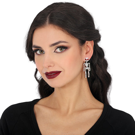 Pendientes Halloween Esqueleto 6,5cm