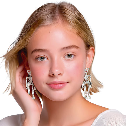 Pendientes Halloween Esqueleto 6,5cm