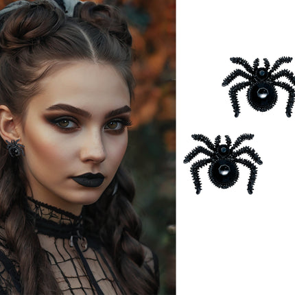 Pendientes de Halloween Arañas 2,5cm