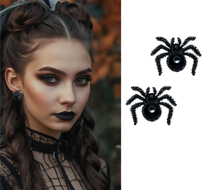 Pendientes de Halloween Arañas 2,5cm
