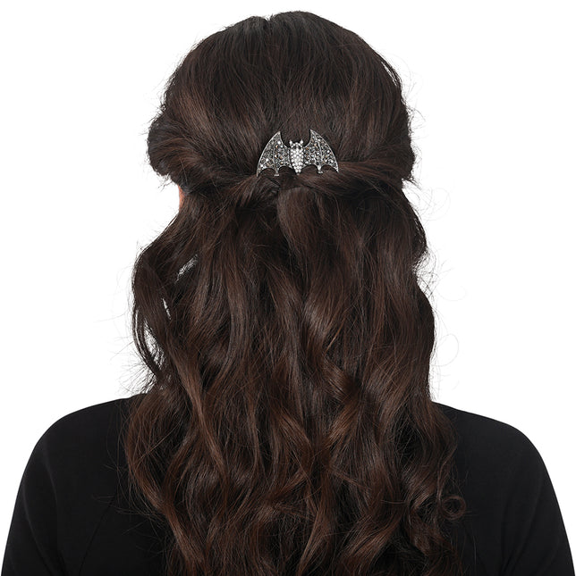 Pinza para el pelo murciélago 9cm 2uds