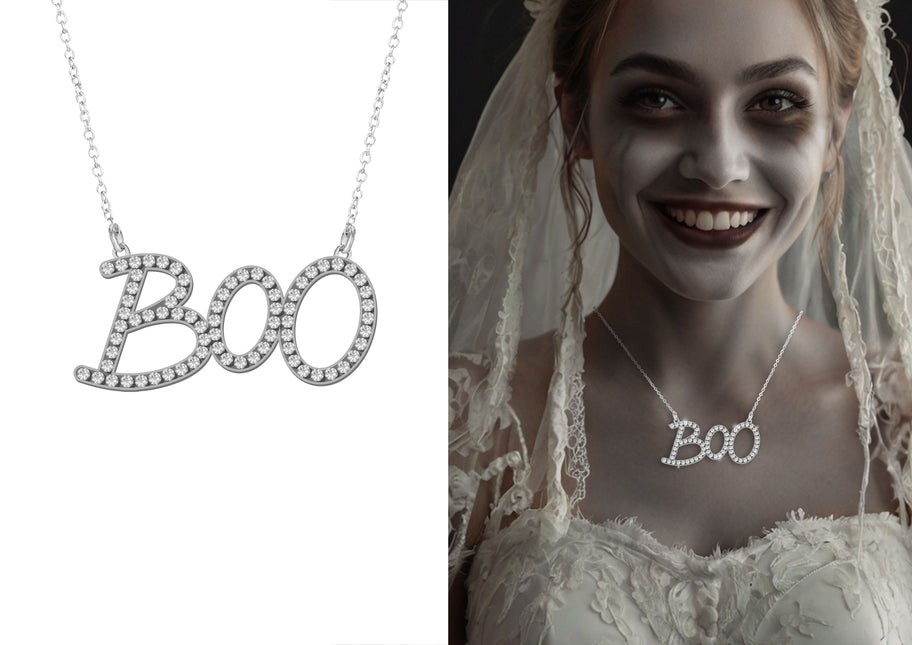 Collar de Halloween Boo 5.5cm