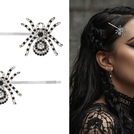 Horquillas de Halloween Araña 7,5cm 2pcs