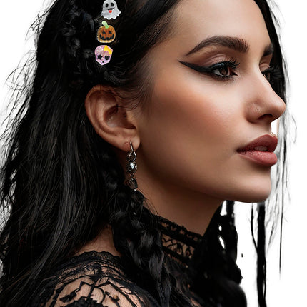 Horquillas Halloween Metal 3pcs