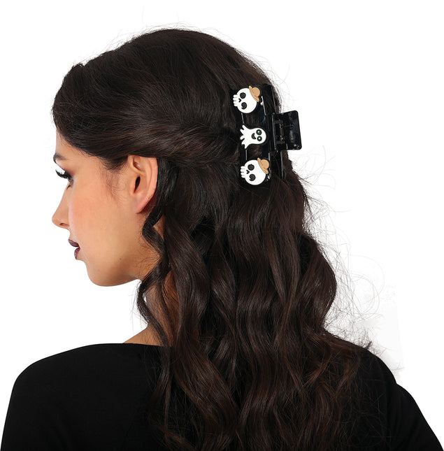 Halloween Pinza para el pelo Calavera 2pcs