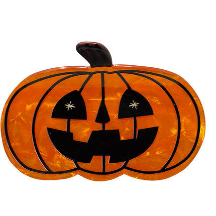 Pinza para el pelo calabaza 6,5 cm