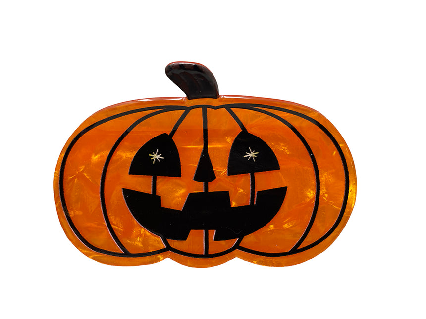 Pinza para el pelo calabaza 6,5 cm