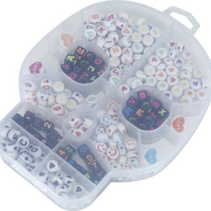 Kit de manualidades de Halloween Elaboración de pulseras Letras y números
