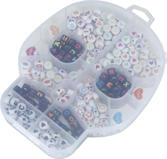 Kit de manualidades de Halloween Elaboración de pulseras Letras y números