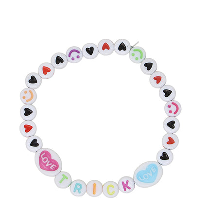 Kit de manualidades de Halloween Elaboración de pulseras Letras y números