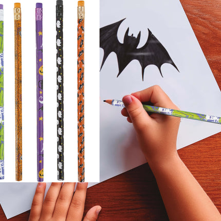 Lápices de Halloween 18,5cm 12uds