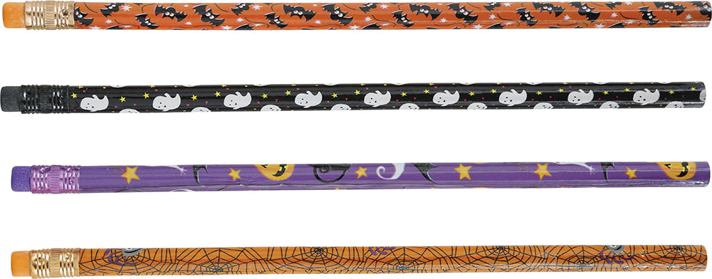 Lápices de Halloween 18,5cm 12uds