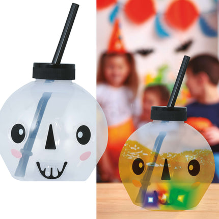 Taza Halloween Esqueleto 17cm