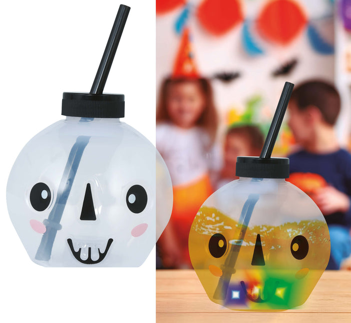 Taza Halloween Esqueleto 17cm