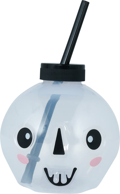 Taza Halloween Esqueleto 17cm
