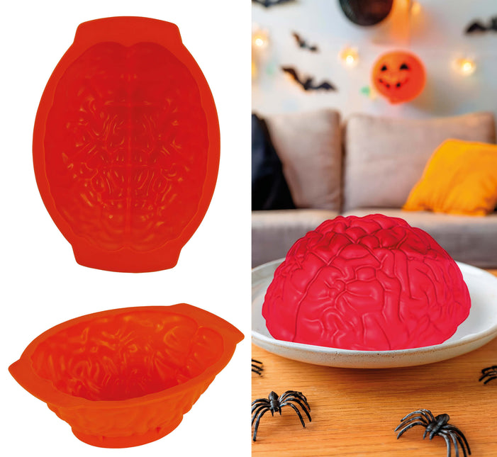 Molde de Chocolate Halloween Cerebro 24cm