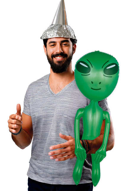 Hinchable Alien Verde 90cm