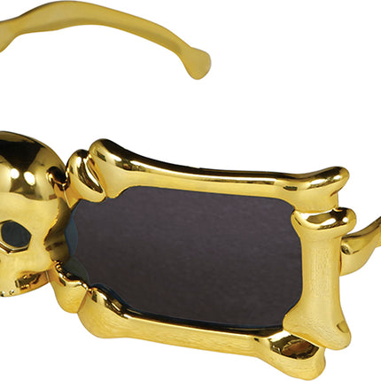 Esqueleto Gafas Doradas