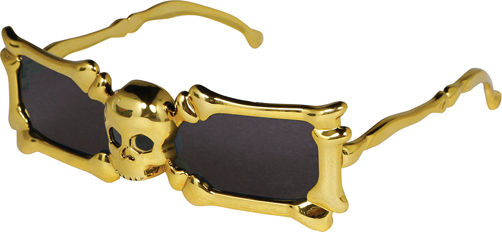 Esqueleto Gafas Doradas