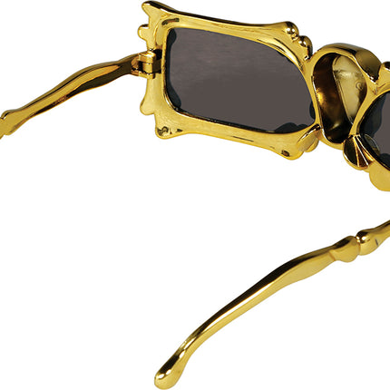 Esqueleto Gafas Doradas