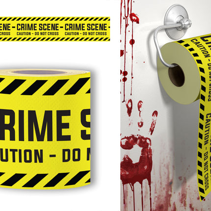 Halloween Papel higiénico Escena del crimen 2pcs