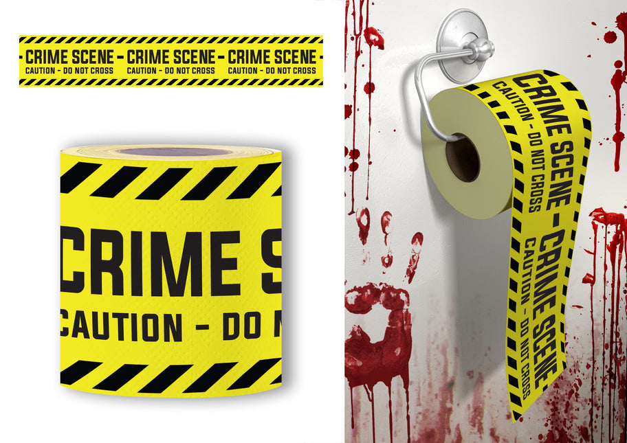 Halloween Papel higiénico Escena del crimen 2pcs